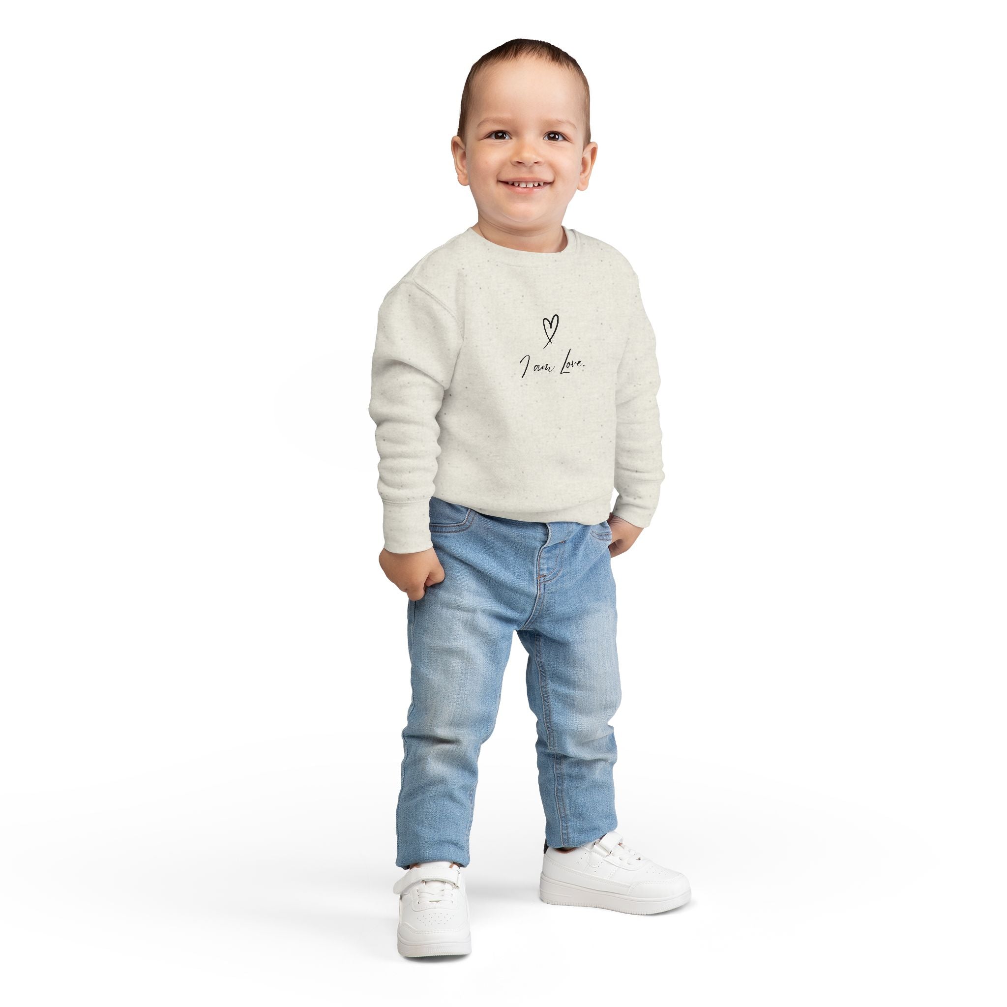 I am. love. Kids Crewneck